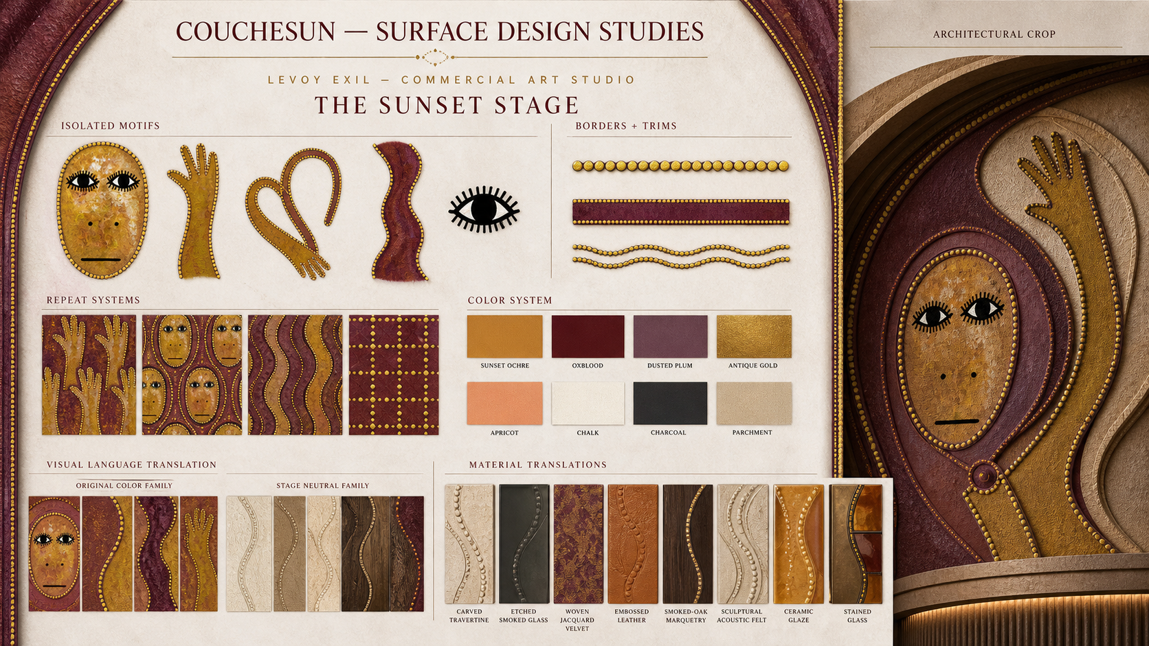 Couchesun Surface Design Studies asset for Commercial Licensing Collection No. 1.