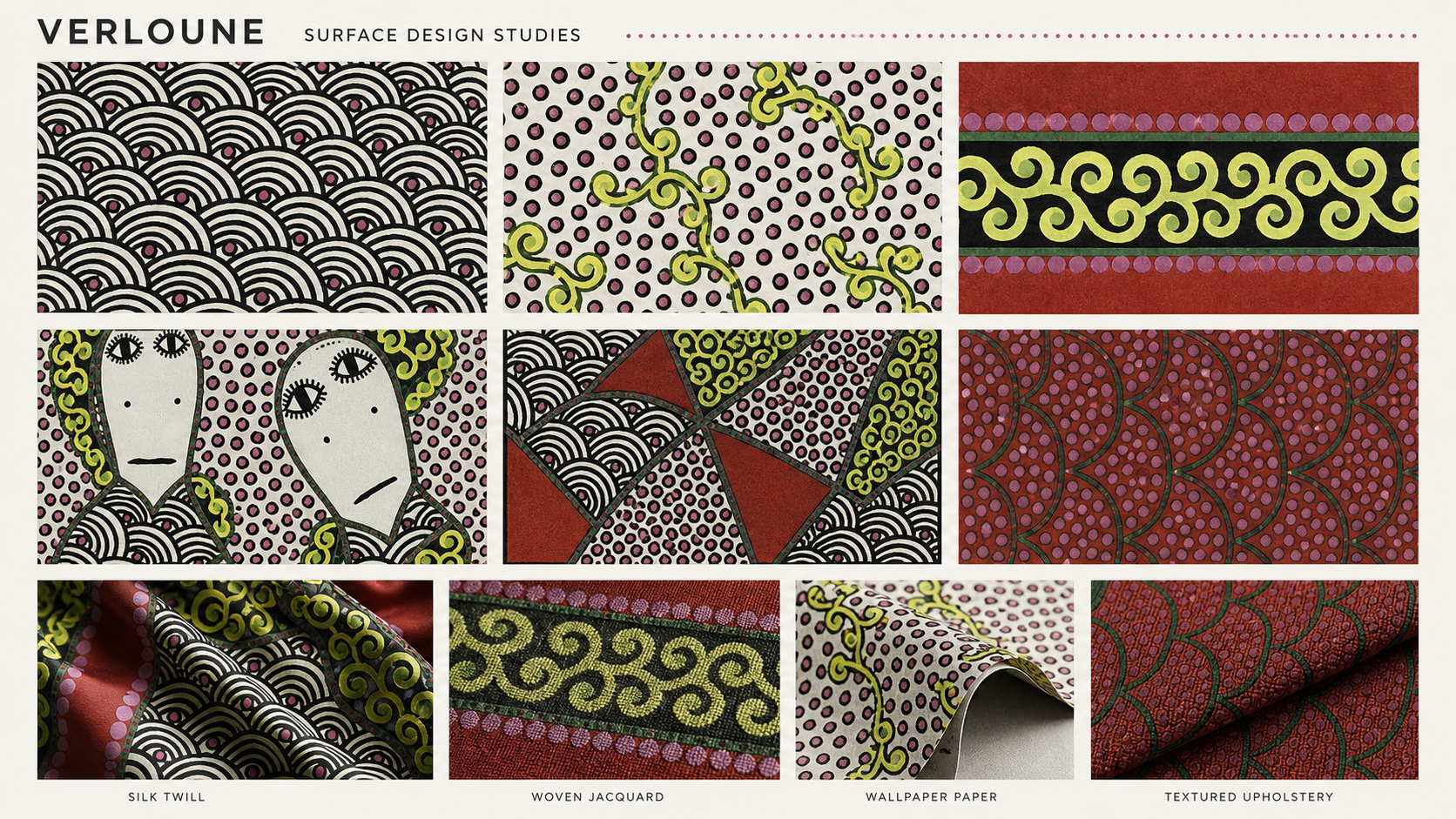Verloune Surface Design Studies asset for Commercial Licensing Collection No. 1.